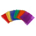 thumbnail image 3 of 12 pañuelos cuadrados de gasa finos de color caramelo para danza de jardín de infantes (colores variados), 3 of 5
