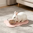 thumbnail image 5 of Leodye 1PCS Rectangular Silicone Pet Feeding Mat, Anti-spill Anti-slip Slow Feeder Placemat fors s, Easy to Wipe Clean -17.32x10.63x0.39in, 5 of 6