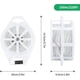 thumbnail image 2 of 100 Meters White Garden Soft Tie Rope Plant Winding Tie Wire Cutter Holder, 2 of 5