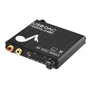 LeeQinersw 192KHz DAC Digital to Analog Audio Converter,USB to Optical Coaxial Toslink,Plug