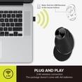 thumbnail image 3 of Ratón Delux M618Plus inalámbrico ergonómico vertical 1600 DPI, 3 of 9