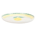 thumbnail image 4 of Bamboo Melamine 12-Piece Dinnerware Set, Lemons, Includes 4 Dinner Plates, 4 Salad Plates & 4 Cereal Bowls, BPA-Free, Dishwasher Safe, 4 of 9