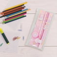 thumbnail image 4 of Aonity Pink Stationery Set， Transparent Pencil Case & Study Kit Set, 4 of 6