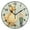 Black, variant on Oversized Yellow Duck Wall Clock Modern Small Clock Gold Hands for Office, Home, Bedroom,School 9.84in