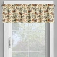 thumbnail image 4 of Ambesonne Bicycle Valance & Curtain, Hipster Gentleman Theme, 55"x36", Multicolor, 4 of 6