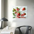 thumbnail image 4 of Nawypu Fruits Canvas Wall Art Strawberry Water Splash Picture Prints Modern Restaurant Kitchen Artwork Framed Ready to Hang Strawberry, 4 of 5