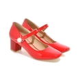 thumbnail image 3 of YOWMNS Women's Mary Jane Shoes - Stylish Chunky Heel Ankle Strap Dress Shoes, 3 of 6