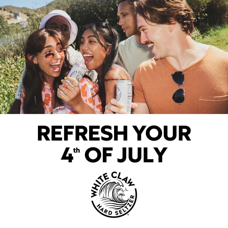 White Claw Hard Seltzer Green Apple, 6 Pack, 12 fl oz Cans, 5% ABV