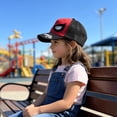 thumbnail image 3 of Boys Spider Hero Mesh Baseball Cap Cartoon 3D Plush Figure Top Sunshade Trucker Hat Travel Park School Outdoor Daily Casual Accessories, 3 of 6