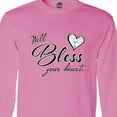 thumbnail image 4 of Inktastic Well Bless Your Heart with Calico Print Long Sleeve T-Shirt, 4 of 5