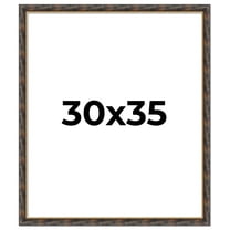 30x35 Frame Gold Real Wood Picture Frame Width 1.5 inches | Interior Frame Depth 0.5 inches |