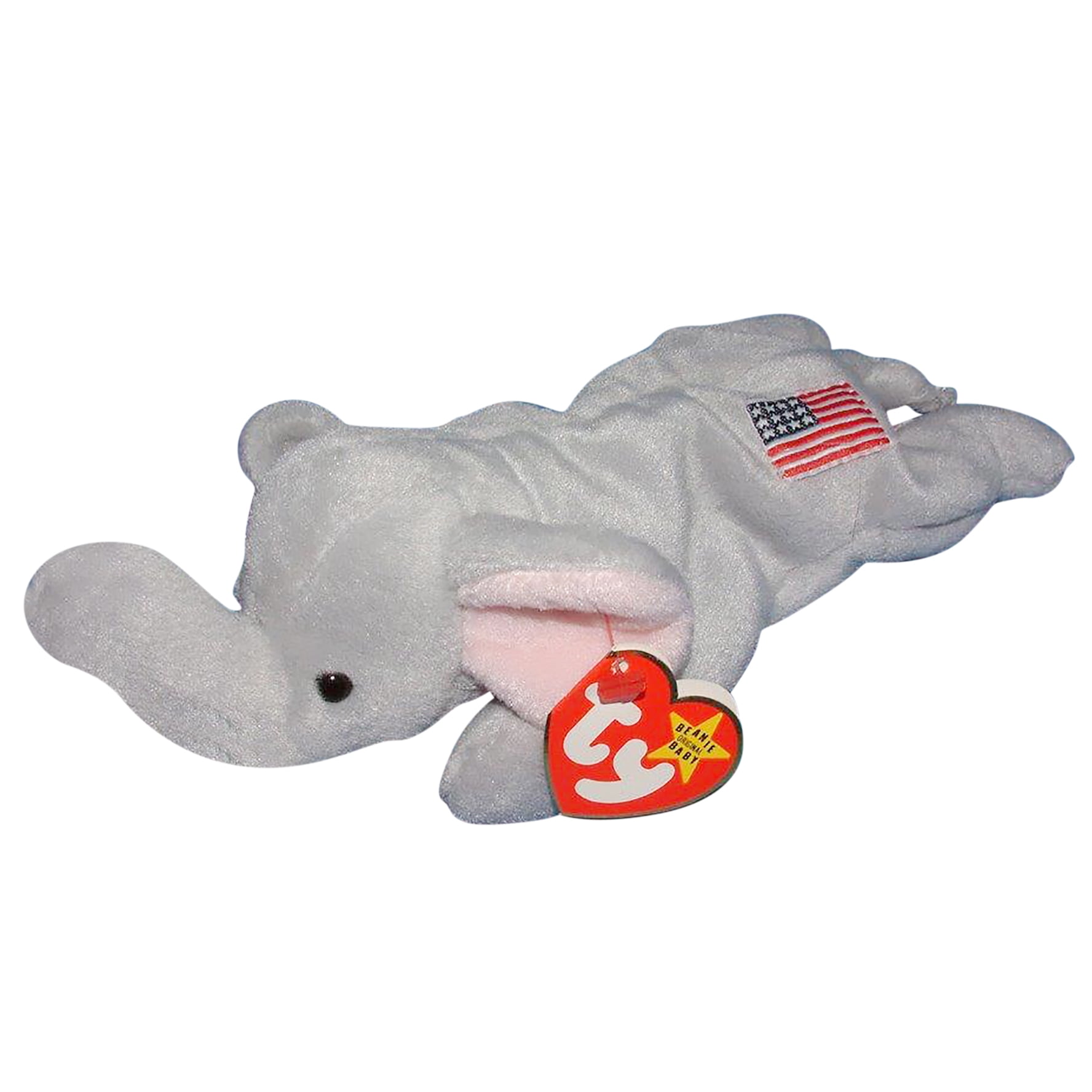 Ty Beanie Baby Righty the Elephant Stuffed Animal MWMT