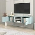 Floating TV Stand with Large Storage Space,60" Wall Mounted TV