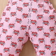 thumbnail image 6 of Odeerbi Baby Girls Clothes Toddler Jumpsuit Outfit Valentine Love Jumpsuits Cartoon Printing Strap Romper Pants Pink, 6 of 8