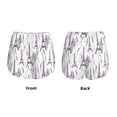 thumbnail image 5 of Lsque Lavender Flowers Printed Women's Running Shorts with Liner Pockets,Elastic Quick Dry Workout Athletic Gym Yoga Shorts,Womens High Waist Shorts-Small, 5 of 9