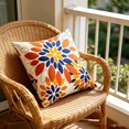 thumbnail image 3 of Summer Tropical Floral Pillow Cover Square Decorative Sofa Cushion Case, 3 of 3