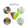 thumbnail image 2 of 60 Pack Dry Erase Magnetic Labels Magnets Sticker Reusable Magnetic Name Tags Waterproof Magnetic Label Stickers, 2 of 5