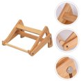 thumbnail image 3 of KAKOWELY Notebook Stand Riser 1pc Height Adjustable Notebook Stand Wood Laptop Storage Shelf (Wood Color)10.63"X9.45"X4.13", 3 of 5