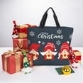 thumbnail image 6 of Hirioo Cute Christmas Gnomes (2) for Tote Bag for Women, Quilted Shoulder Bag with Zipper, Large Capacity Handbags for Casual, Travel, Work, 6 of 7