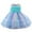 ZAA Blue, variant on Toddler Kids Girls Prints Sleeveless Party Hoilday Photograph Flower Costome Court Style Tulle Mesh Dress Princess Clothes