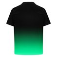 thumbnail image 3 of Golf Shirts for Men with Zipper Short Sleeve T-Shirts Mens Trendy Gradient Printed Pullover Breathable Collared Athletic Workout Tees Tops, 3 of 4