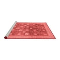 thumbnail image 2 of Ahgly Company Machine Washable Indoor Square Oriental Red Modern Area Rugs, 3' Square, 2 of 4