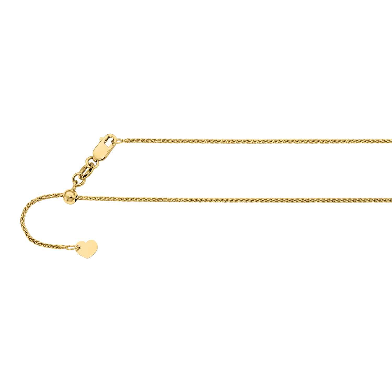 Beautiful Yellow gold 10K Leslies 10K 1mm Wheat Chain