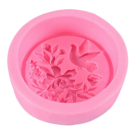 

GHOONEY Chocolate Moulds Silicone Cake Mould Silicone Fondants Molds Clay Candle Moulds Peony Shape Bakewares Baking Accessories