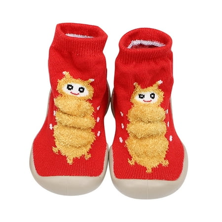 

Relanfenk Baby Sneakers Toddler Caterpillar Non-slip First Walkers Elastic Socks Shoes