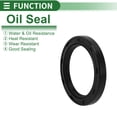 thumbnail image 3 of Anillo de Sello de Aceite Universal TG4 Sello de Eje Rotativo 50x68x8mm Alta Presión Caucho NBR Negro 5 Pcs, 3 of 7