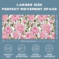 thumbnail image 4 of Peony Flowers and Sakura Extended Gaming Mouse Pad - Large Desk Mat, Non-Slip Rubber Base, Stitched Edges, Ideal for Laptop Computer PC, 35.4x15.7 Inches, 4 of 6