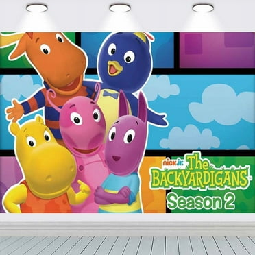 The Backyardigans Birthday Party Supplies Banner Backdrop Background Taspestry Poster Wall Decor