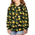 thumbnail image 2 of DISNIMO Lemon Print Hoodie with Zipper for Boys Hoodies Zip Front Hoodie Kids Boy Hooded Sweatshirt for Children Hooded Jackets for Girls Hoodie Sweatshirts with Hoodie 6/7 Girls Hoodie Little Boy, 2 of 7