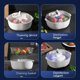thumbnail image 2 of Lavadora de frutas y verduras,Unidad de lavado ultrasónico de frutas,Purificador de ingredientes de cesta de lavado eléctrico de doble drenaje para cocina, 2 of 5