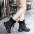 thumbnail image 4 of Botas de nieve, botas cálidas de invierno, además de zapatos de algodón del noreste acolchados de terciopelo, zapatos de mujer de talla grande, 4 of 5
