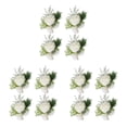 thumbnail image 2 of Flores artificiales para bodas Qarigey Corsage premium blanco leche Type1 NO1, 2 of 6