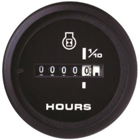 Sierra 11 62719P Premier Pro Series 2" Fog Free Hourmeter with 10,000 Hour Range