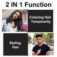 thumbnail image 4 of Temporary Hair Color Wax, Hair Styling Wax, Fast - Acting, Non-Greasy, 4.23 oz - Black, 4 of 9