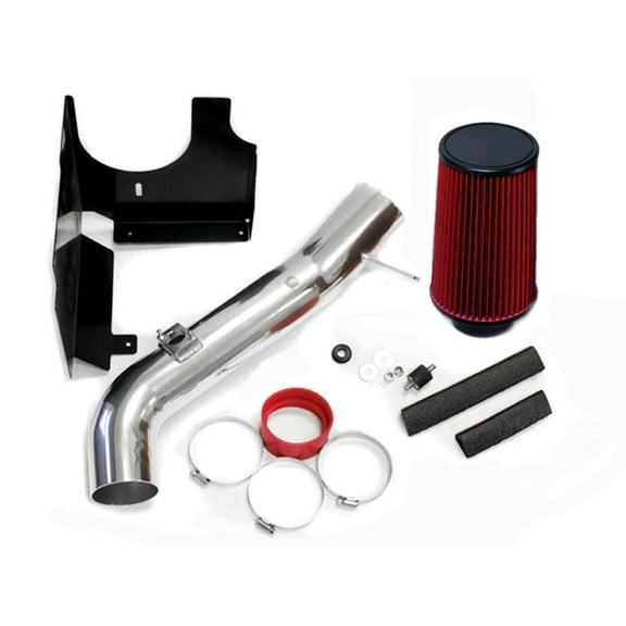 2001 2002 2003 2004 Chevrolet Silverado / 2001-2004 GMC Sierra 2500HD 3500 6.6 6.6L Duramax Turbo Diesel Heatshield AIR Intake KIT Systems (RED)
