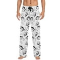 thumbnail image 4 of joogoo Men's Pajama Pants Cartoon Monkey Banana-1 Soft Long Sleep Lounge Pjs Bottoms M, 4 of 7