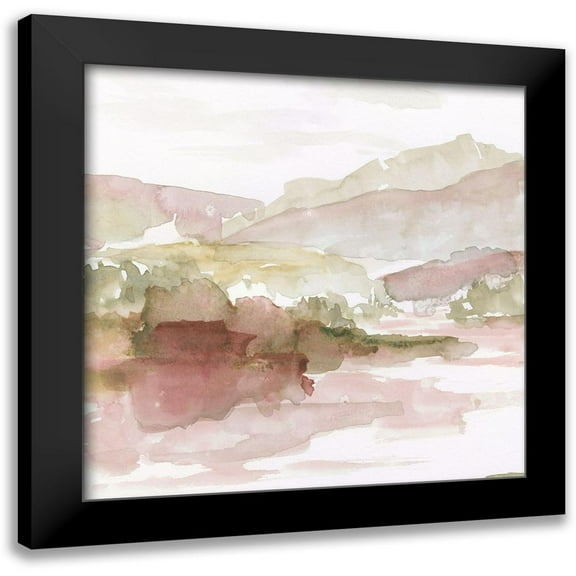 Nan 12x12 Black Modern Framed Museum Art Print Titled - Windscape