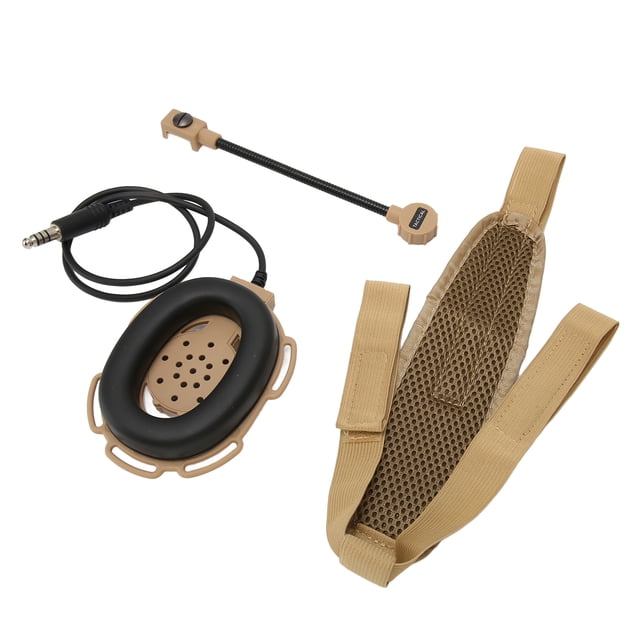 Auricular con micrófono para walkie talkie, auriculares de un solo lado para walkie talkie, auriculares de un solo lado para radio, auriculares unilaterales probados profesionalmente