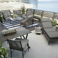 thumbnail image 6 of ARDEN Oceantex Outdoor Seat Cushion 21 x 21, Pebble Gray, 6 of 9