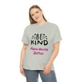 thumbnail image 4 of Be Kind Make World Better Unisex Heavy Cotton Tee, 4 of 9