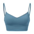 thumbnail image 4 of JAKANYQ Female Bra Butterluxe Sweetheart Longline Sports Bra V Neck Adjustable Thin Strap Yoga Bra Loose Comfortable, 4 of 8