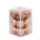 thumbnail image 1 of Billuyoard 12x adornos de brillo para decoración del hogar bolas de Navidad con bolas de árbol de Navidad de construcción duradera Kits de decoración para fiestas champán, 1 of 6
