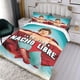 thumbnail image 3 of Nacho Libre Conjunto de sábanas temático, trío de piezas, cómodo y amigable con la piel, diseño único, regalo de decoración para el hogar para familiares, amigos y fans,140cm *210cm, 3 of 6