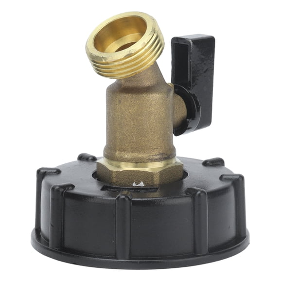 Adaptador De Tanque IBC, Válvula De Drenaje Total, Plástico De Latón, Fácil De Usar, Rosca Macho, Control Preciso, Duradero Para Contenedor