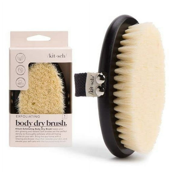 Kitsch Exfoliating Soft Bristle Dry Brush - 1 Piece