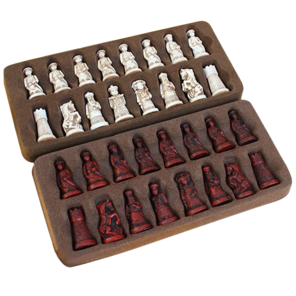 GSE Games & Sports Expert 10 Inch Magnetic Wooden Chess Set With Storage Drawers - Portable Travel Board Game - View #6